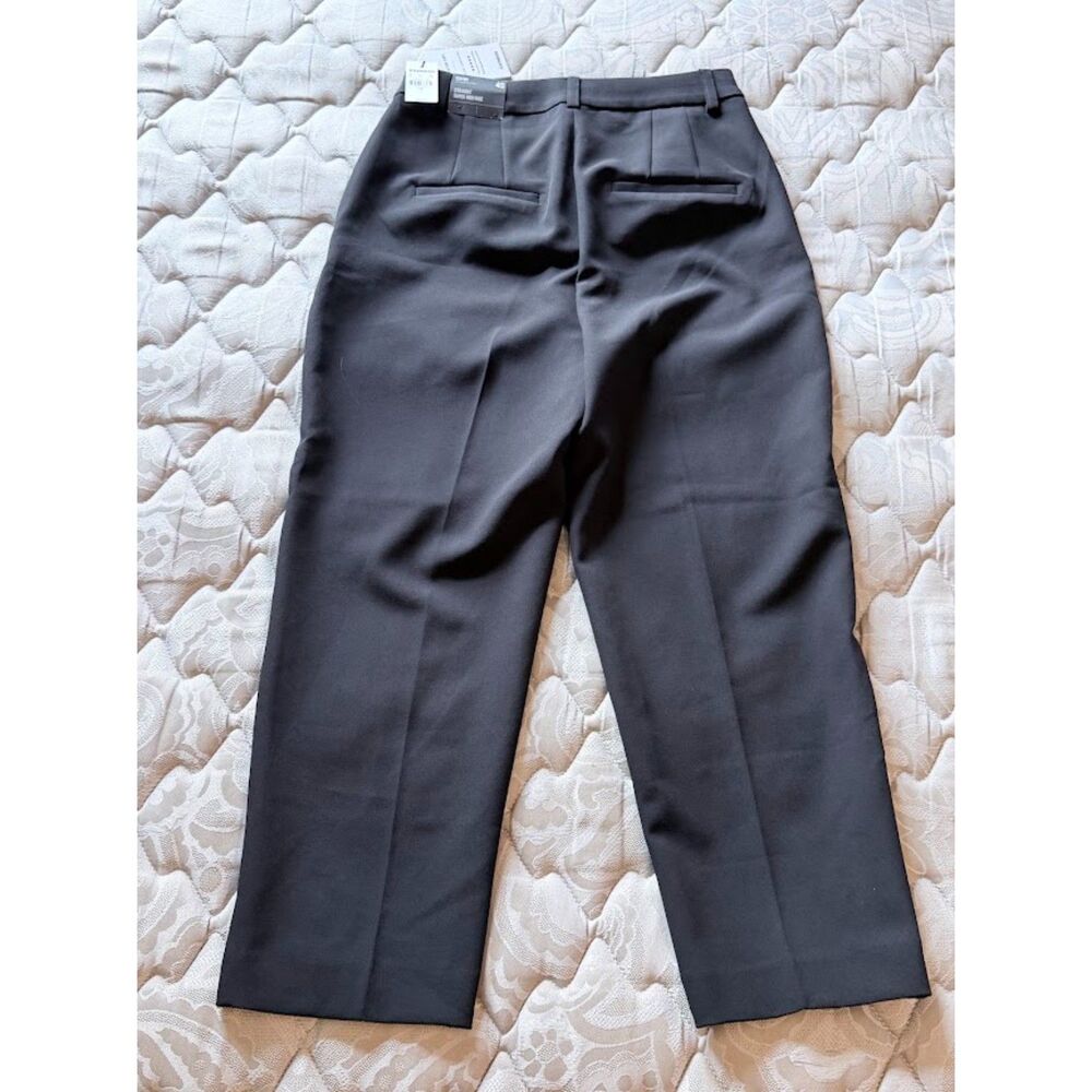 New Express Women's Editor Straight Super High Rise Pants - Black - 6S NWT - Picture 5 of 5